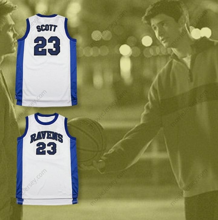 CUSTOM ANY Name Number NATHAN SCOTT 23 ONE TREE HILL RAVENS HIGH SCHOOL BASKETBALL JERSEY Top Stitched S-6XL