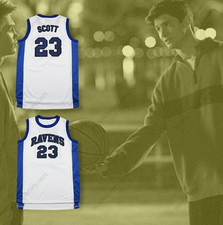 CUSTOM ANY Name Number NATHAN SCOTT 23 ONE TREE HILL RAVENS HIGH SCHOOL BASKETBALL JERSEY Top Stitched S-6XL