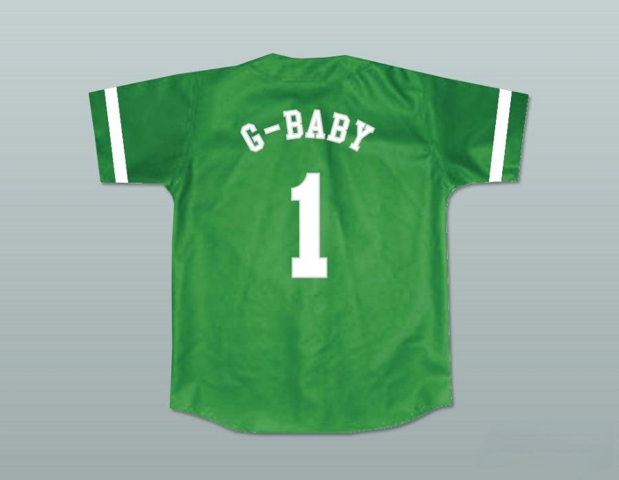Custom Any Name Number G-BABY 1 HARDBALL BASEBALL JERSEY THEME SONG Top Stitched S-6XL