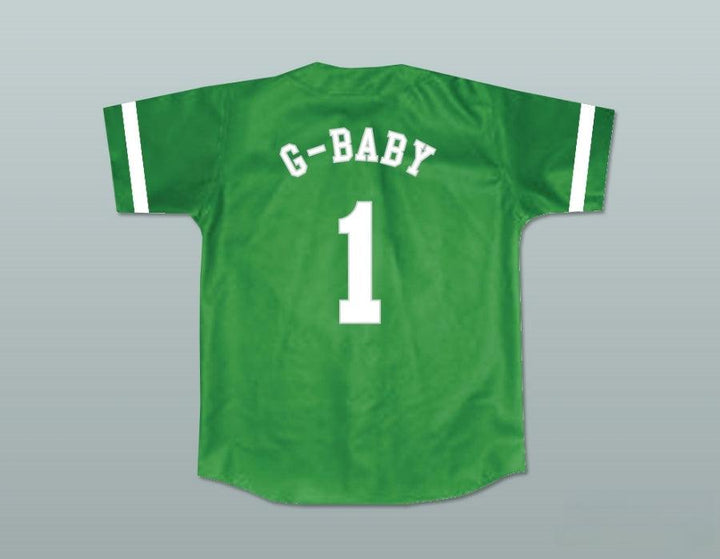 Custom Any Name Number G-BABY 1 HARDBALL BASEBALL JERSEY THEME SONG Top Stitched S-6XL