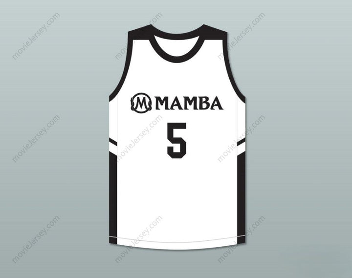 CUSTOM ANY Name Number ALYSSA ALTOBELLI 5 MAMBA BALLERS WHITE BASKETBALL JERSEY VERSION 2 Top Stitched S-6XL