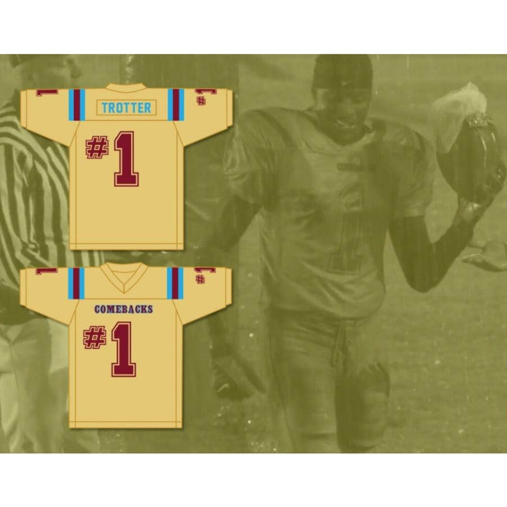 CUSTOM ANY Name Number TROTTER #1 HEARTLAND STATE UNIVERSITY Football Jersey Top Stitched S-6XL