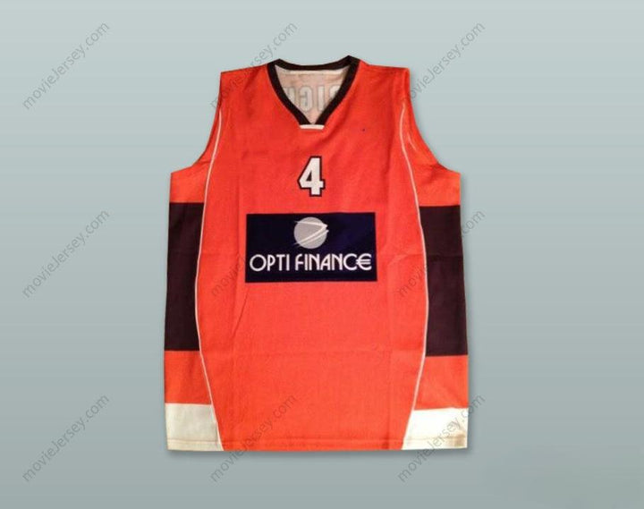 CUSTOM ANY Name Number WRIGHT 4 FRANCE ORANGE BASKETBALL JERSEY Top Stitched S-6XL