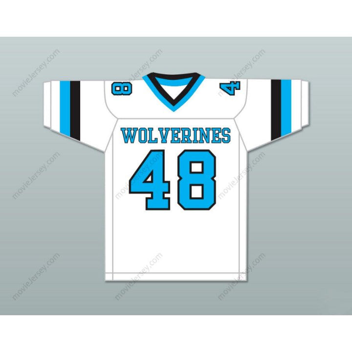 CUSTOM ANY Name Number ROB GRONKOWSKI 48 WOODLAND HILLS HIGH SCHOOL WOLVERINES Football Jersey Top Stitched S-6XL