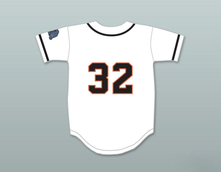 Custom Any Name Number RAFFY BENITEZ 32 RHINOS BASEBALL JERSEY WITH PATCH KEY & PEELE SLAP ASS Top Stitched S-6XL