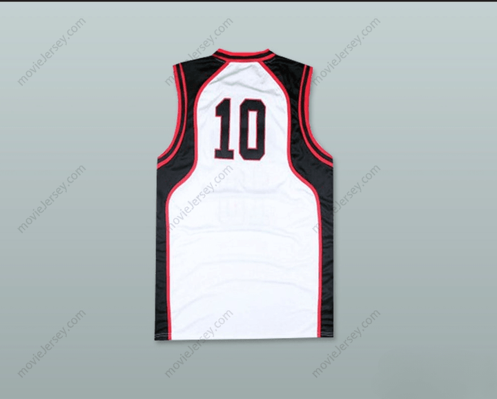 CUSTOM ANY Name Number KAGAMI TAIGA 10 SEIRIN HIGH SCHOOL BASKETBALL JERSEY COSPLAY Top Stitched S-6XL