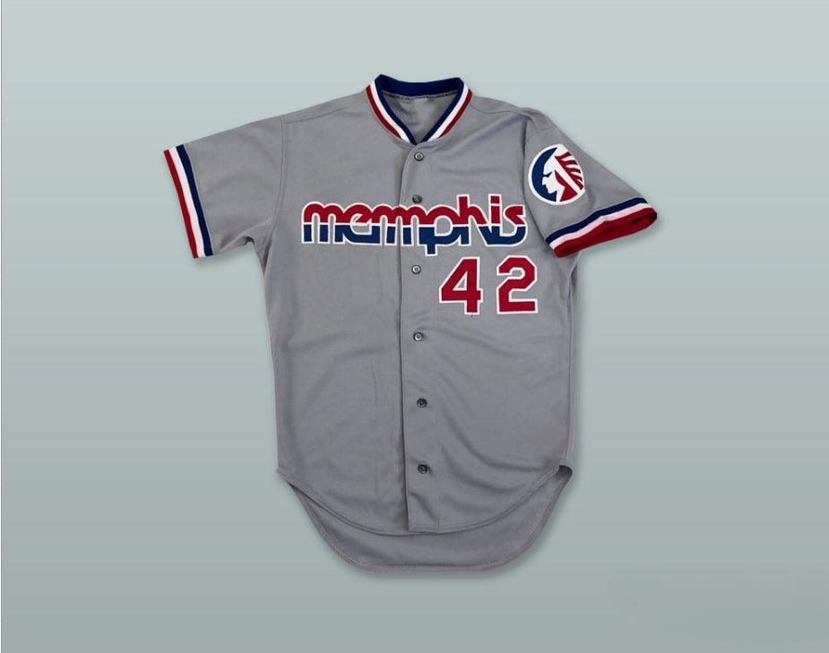 Custom Any Name Number CHICKS 42 GRAY BASEBALL JERSEY Top Stitched S-6XL