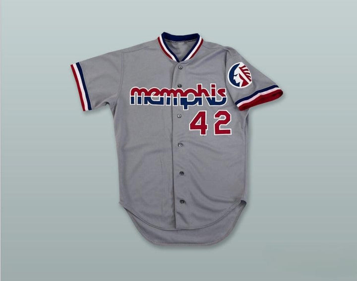 Custom Any Name Number CHICKS 42 GRAY BASEBALL JERSEY Top Stitched S-6XL