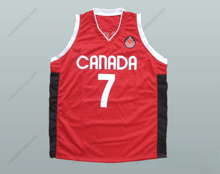 CUSTOM ANY Name Number STEVE NASH CANADA BASKETBALL JERSEY Top Stitched S-6XL
