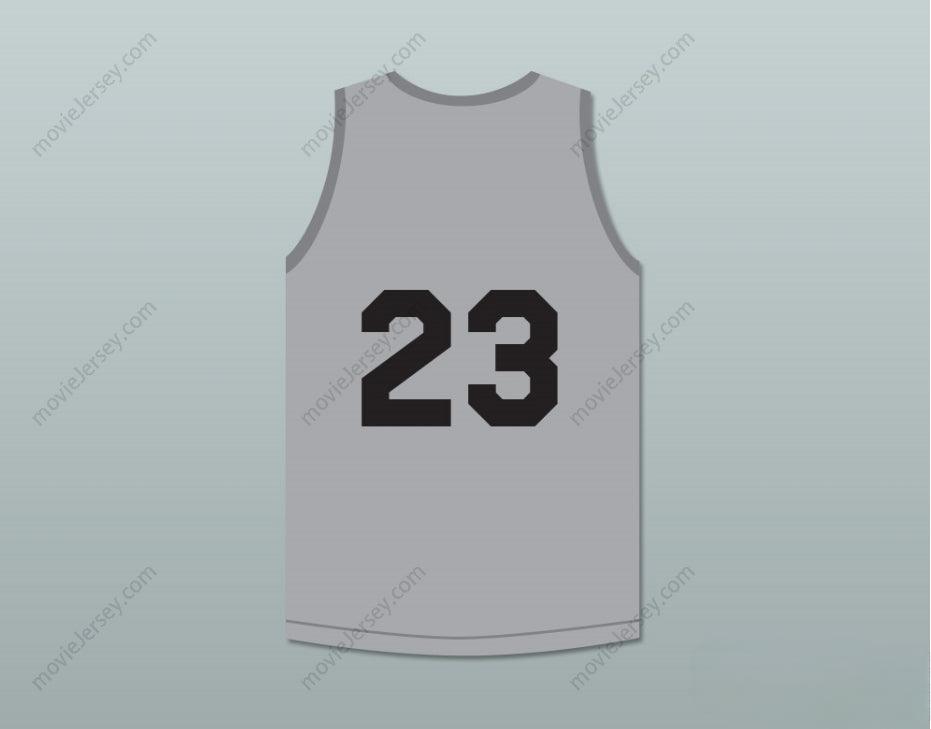 CUSTOM ANY Name Number GRAY TOURNAMENT SHOOT OUT BASKETBALL JERSEY ABOVE THE RIM Top Stitched S-6XL