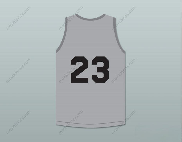 CUSTOM ANY Name Number GRAY TOURNAMENT SHOOT OUT BASKETBALL JERSEY ABOVE THE RIM Top Stitched S-6XL