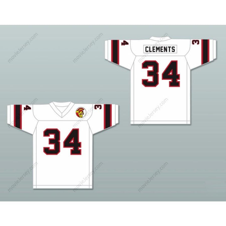CUSTOM ANY Name Number 1974 WFL VINCE CLEMENTS 34 HONOLULU HAWAIIANS Football Jersey Top Stitched S-6XL