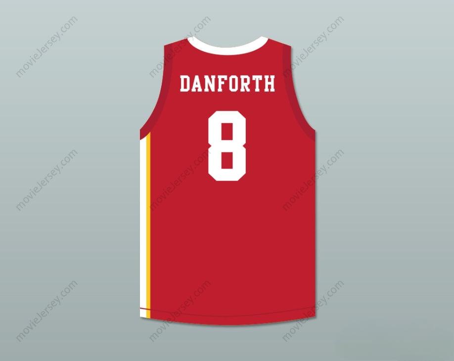 CUSTOM ANY Name Number CHAD DANFORTH 8 EAST HIGH SCHOOL WILDCATS RED BASKETBALL JERSEY HSM3 Top Stitched S-6XL