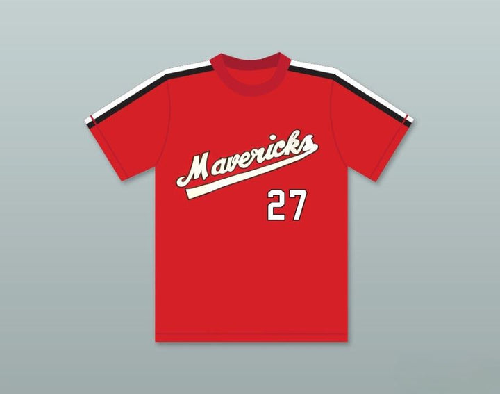 Custom Any Name Number REGGIE THOMAS 27   BASEBALL JERSEY THE BATTERED BASTARDS OF BASEBALL Top Stitched S-6XL
