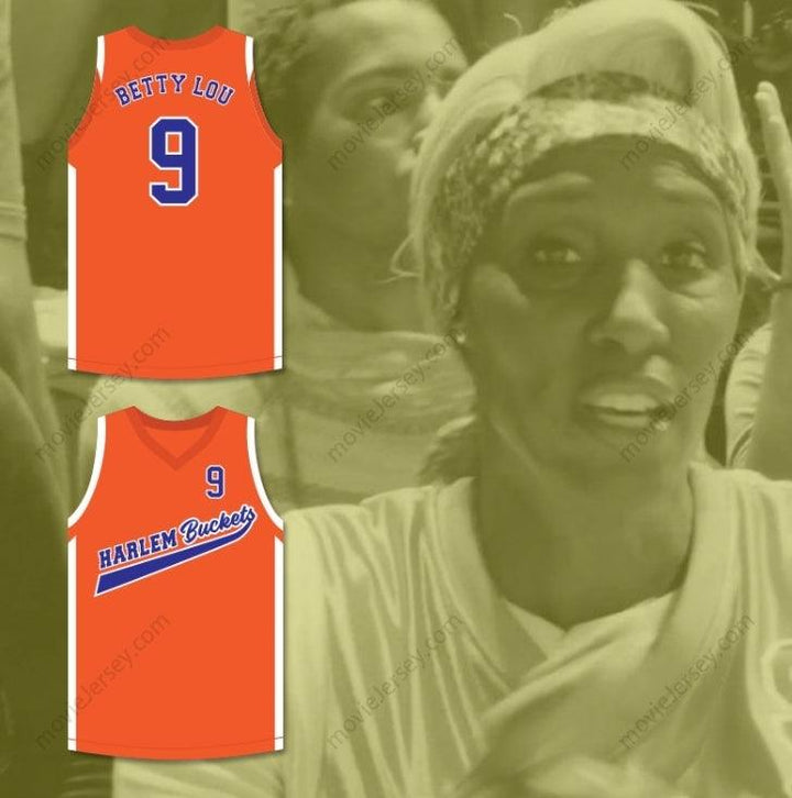 CUSTOM ANY Name Number BETTY LOU 9 HARLEM BUCKETS BASKETBALL JERSEY UNCLE DREW Top Stitched S-6XL