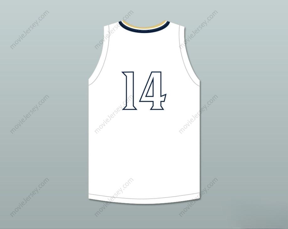 CUSTOM ANY Name Number PLAYER 14 WHITNALL HIGH SCHOOL FALCONS WHITE BASKETBALL JERSEY Top Stitched S-6XL