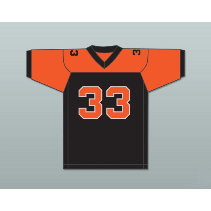 CUSTOM ANY Name Number ORC FOGTEETH 79  33 BLACK ORANGE Football Jersey Top Stitched S-6XL