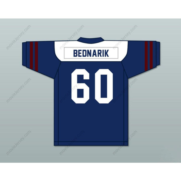 CUSTOM ANY Name Number CUSTOM HURRICANES NAVY CHUCK BEDNARIK 60 LIBERTY HIGH SCHOOL FOOTBALL JERSEY Top Stitched S-6XL