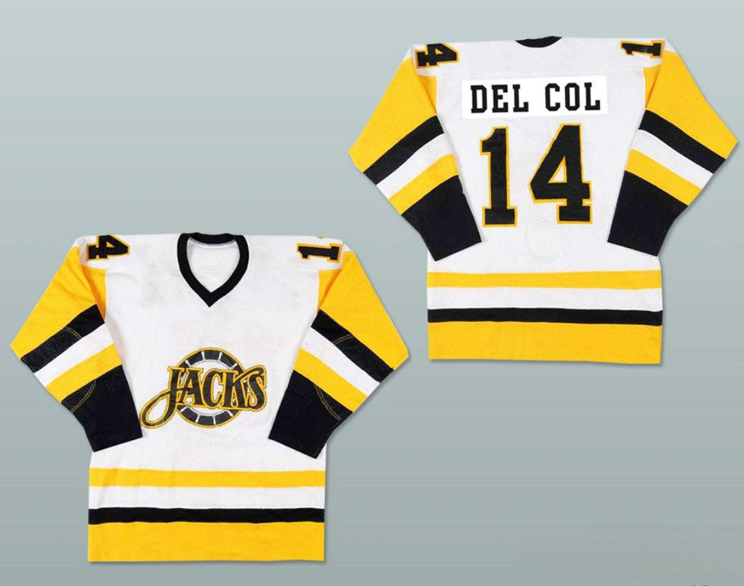 Custom Any Name Number John Del Col Baltimore Skipjacks Hockey Jersey Top Stitched S-6XL