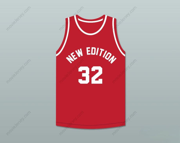 CUSTOM ANY Name Number RALPH TRESVANT 32 NEW EDITION RED BASKETBALL JERSEY Top Stitched S-6XL