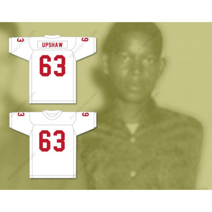CUSTOM ANY Name Number GENE UPSHAW 63 ROBSTOWN HIGH SCHOOL COTTON PICKERS Football Jersey Top Stitched S-6XL