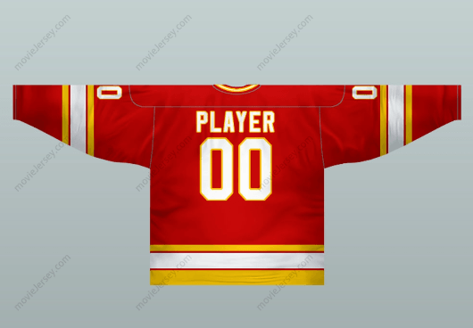 Custom Any Name Number Atlanta Flames 1973-80 Hockey Jersey Red Top Stitched S-6XL