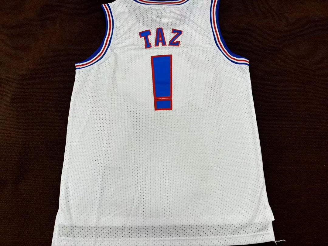 Space Jam Tune Squad Bugs 1 Lola 10 Michael Jordan 23 TAZ ! Tweety Bird 1/3Basketball Jersey Top Stitched S-3XL