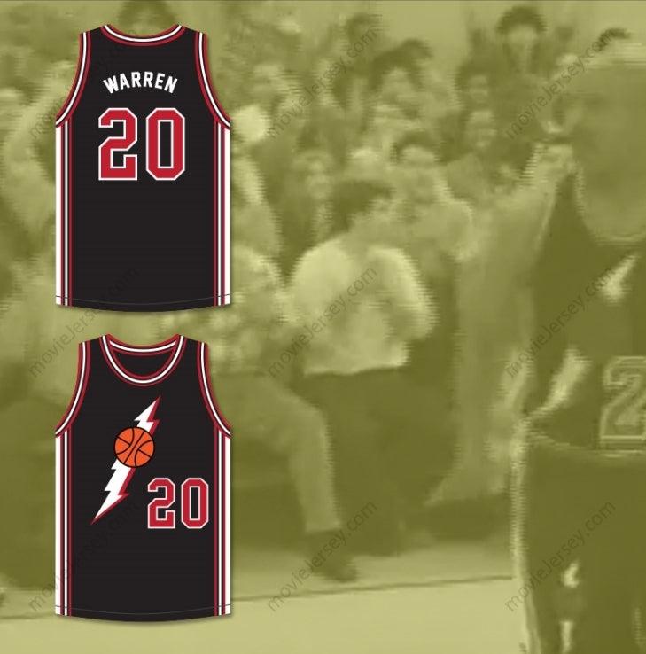 CUSTOM ANY Name Number MILTON WARREN 20 BLACK BASKETBALL JERSEY IN THE HOUSE Top Stitched S-6XL