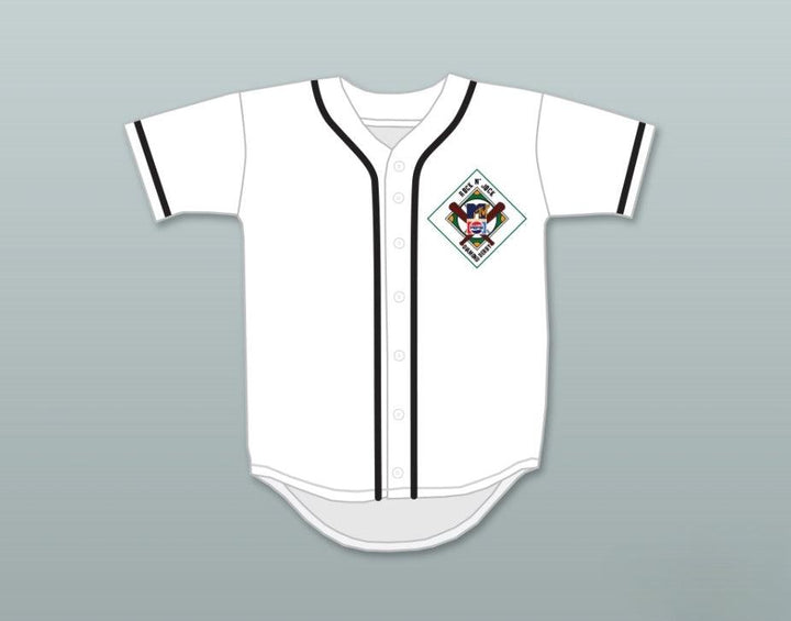Custom Any Name Number KIP WINGER 6 SALAMANDERS BASEBALL JERSEY 1ST ANNUAL ROCK N' JOCK DIAMOND DERBY 1990 Top Stitched S-6XL