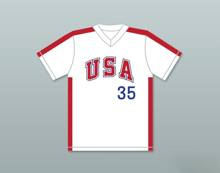 Custom Any Name Number SHANE MACK 35 1984 USA TEAM WHITE BASEBALL JERSEY Top Stitched S-6XL