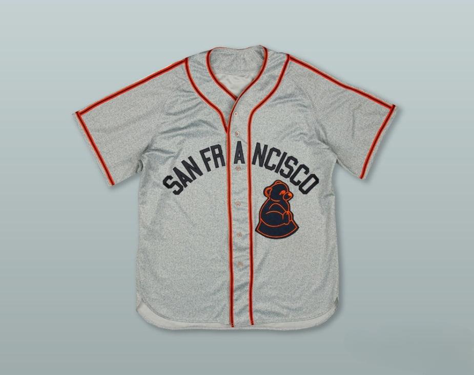 Custom Any Name Number PABLO SANDOVAL 48 SEA LIONS NEGRO LEAGUE GRAY BASEBALL JERSEY Top Stitched S-6XL