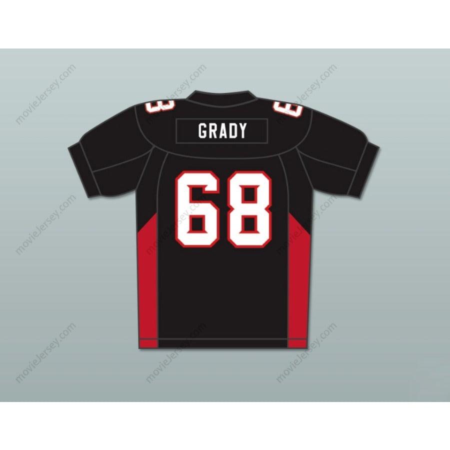 CUSTOM ANY Name Number 68 GRADY MEAN MACHINE CONVICTS FOOTBALL JERSEY INCLUDES PATCHES Top Stitched S-6XL