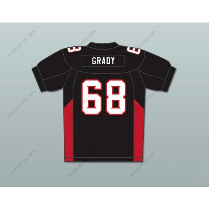CUSTOM ANY Name Number 68 GRADY MEAN MACHINE CONVICTS FOOTBALL JERSEY INCLUDES PATCHES Top Stitched S-6XL