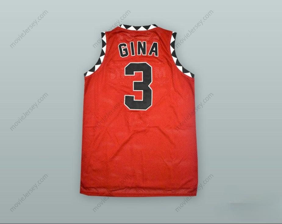 CUSTOM ANY Name Number GINA WATERS-PAYNE 3 MARTIN RED BASKETBALL JERSEY Top Stitched S-6XL