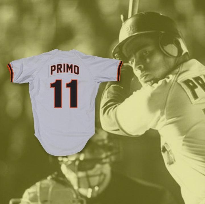 Custom Any Name Number JUAN PRIMO 11 GRAY BASEBALL JERSEY THE FAN Top Stitched S-6XL