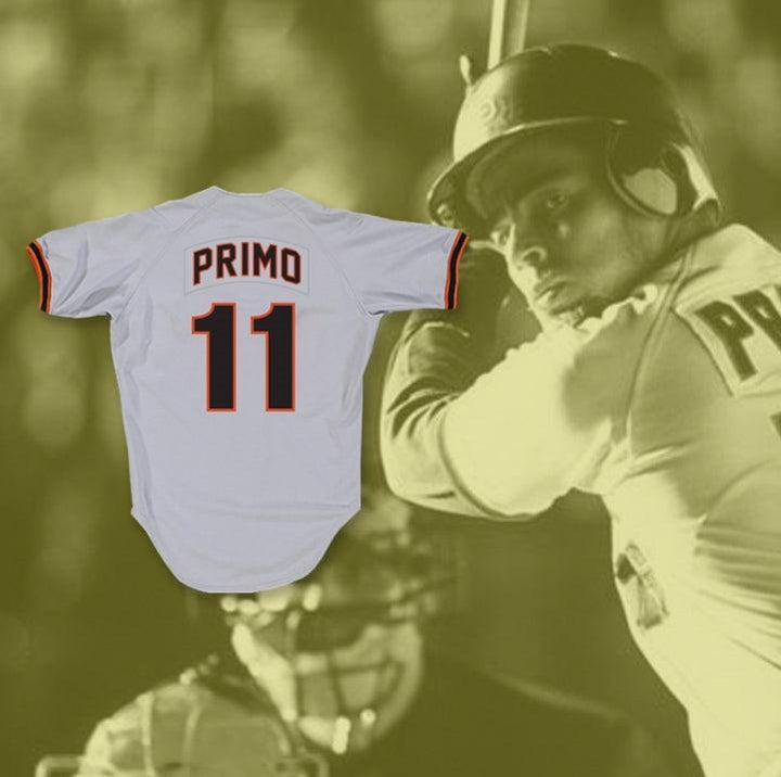 Custom Any Name Number JUAN PRIMO 11 GRAY BASEBALL JERSEY THE FAN Top Stitched S-6XL