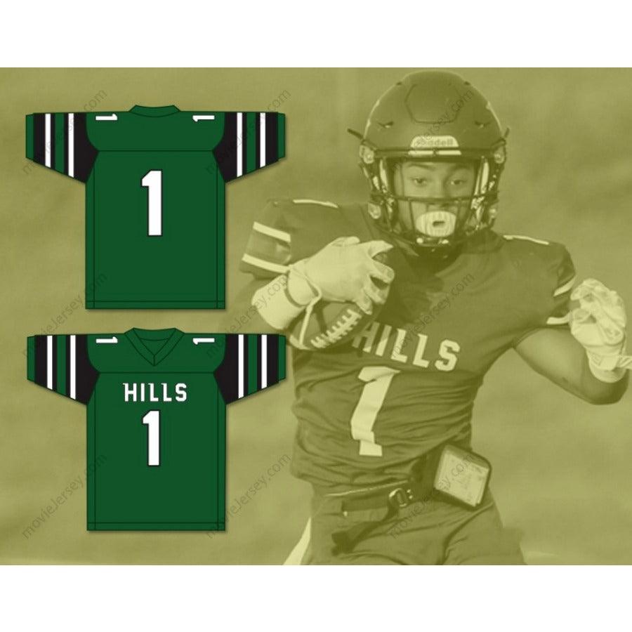 CUSTOM ANY Name Number WAN'DALE ROBINSON 1 WESTERN HILLS HIGH SCHOOL WOLVERINES Football Jersey Top Stitched S-6XL