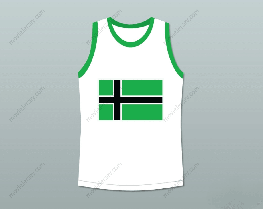 CUSTOM ANY Name Number TYPE 0 NEGATIVE VINNLAND BASKETBALL JERSEY STITCH SEWN Top Stitched S-6XL