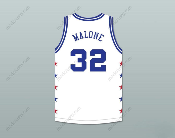 CUSTOM ANY Name Number KARL MALONE 32 MAGIC JOHNSON ALL STAR GAME WHITE BASKETBALL JERSEY 1988 MIDSUMMER NIGHT'S MAGIC CHARITY EVENT Top Stitched S-6XL
