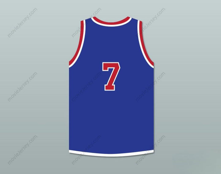 CUSTOM ANY Name Number LUSIA HARRIS 7 USA BLUE BASKETBALL JERSEY 1 Top Stitched S-6XL