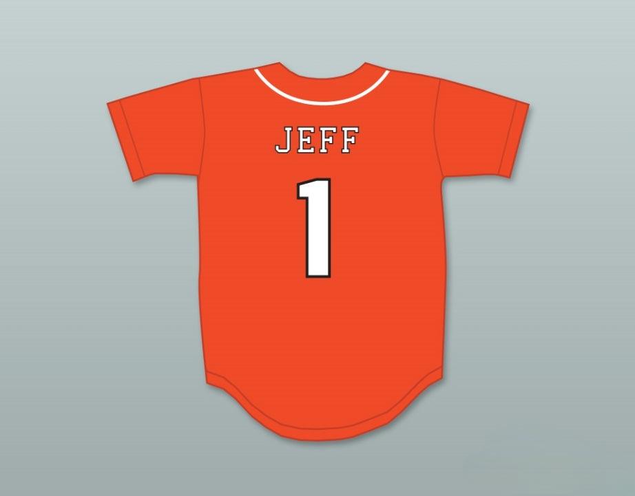 Custom Any Name Number JEFF TREMAINE 1 SWALLOWS PLAY BALL ORANGE BASEBALL JERSEY Top Stitched S-6XL