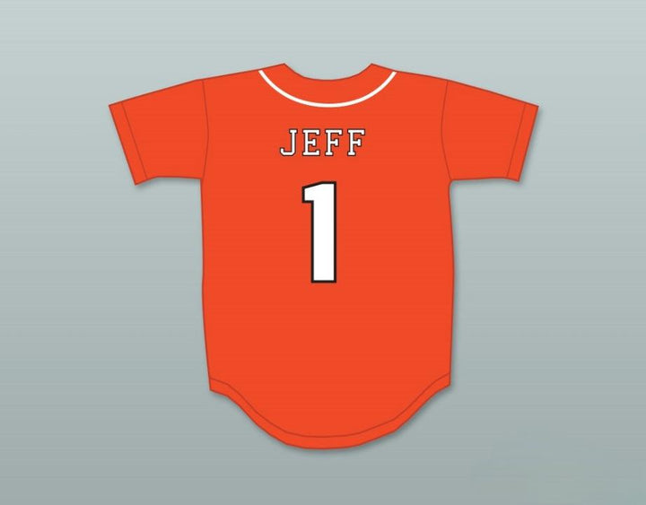 Custom Any Name Number JEFF TREMAINE 1 SWALLOWS PLAY BALL ORANGE BASEBALL JERSEY Top Stitched S-6XL