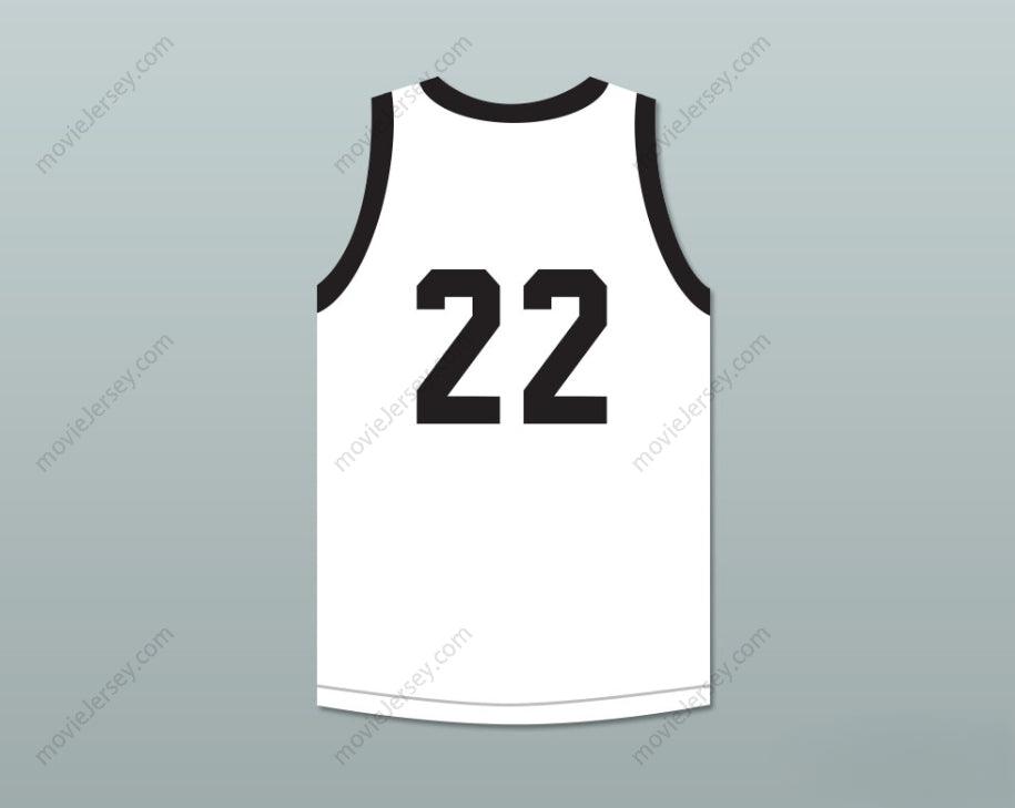 CUSTOM ANY Name Number PLAYER 22  HIGH SCHOOL COYOTES WHITE BASKETBALL JERSEY Top Stitched S-6XL