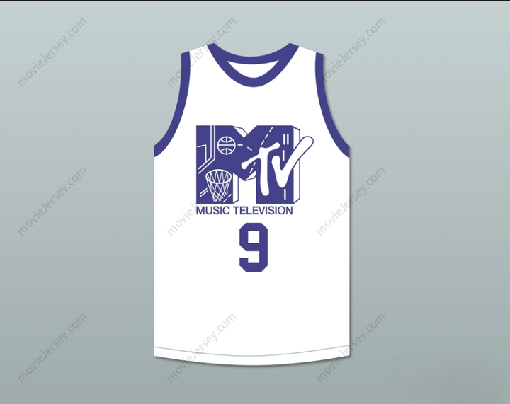 CUSTOM ANY Name Number DAN MAJERLE 9 BASKETBALL JERSEY FIRST ANNUAL ROCK N' JOCK B-BALL JAM 1991 Top Stitched S-6XL