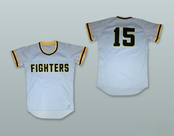 Custom Any Name Number HOKKAIDO NIPPON-HAM FIGHTERS 15 LIGHT BLUE PULLOVER BASEBALL JERSEY Top Stitched S-6XL