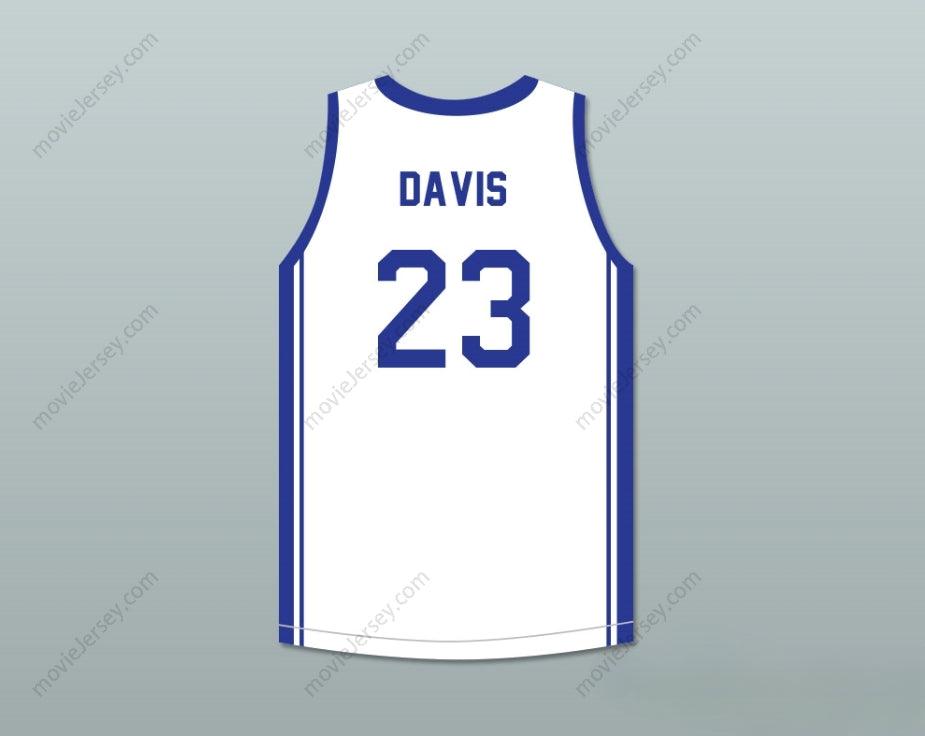CUSTOM ANY Name Number ANTHONY DAVIS 23 PERSPECTIVES CHARTER SCHOOL WHITE BASKETBALL JERSEY 2 Top Stitched S-6XL