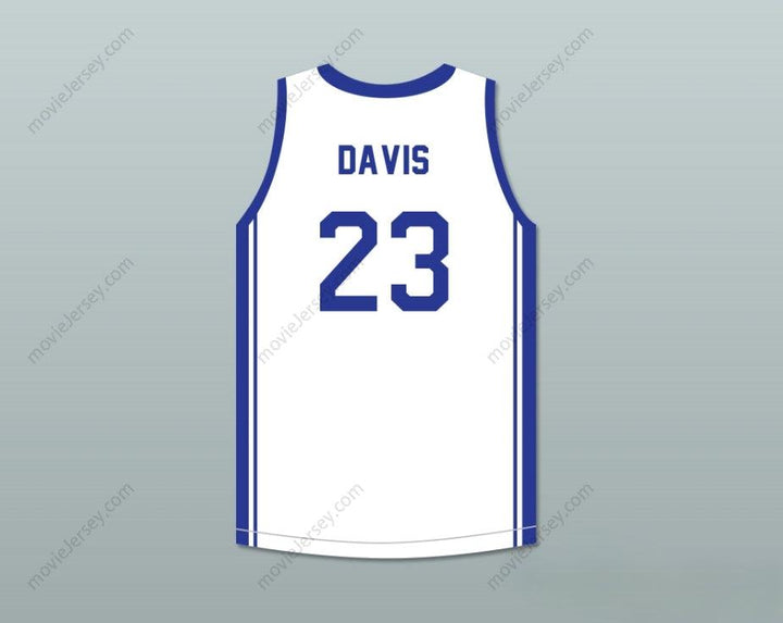 CUSTOM ANY Name Number ANTHONY DAVIS 23 PERSPECTIVES CHARTER SCHOOL WHITE BASKETBALL JERSEY 2 Top Stitched S-6XL