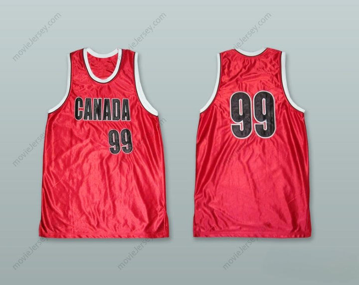 CUSTOM ANY Name Number CANADA 99 RED BASKETBALL JERSEY Top Stitched S-6XL