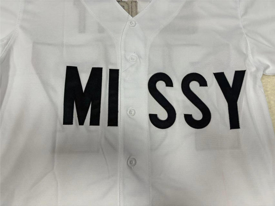 Custom Any Name Number Custom Missy Elliot 757 Supa Dupa Fly Baseball Jersey Men's White Stitched S-6XL Top Stitched S-6XL