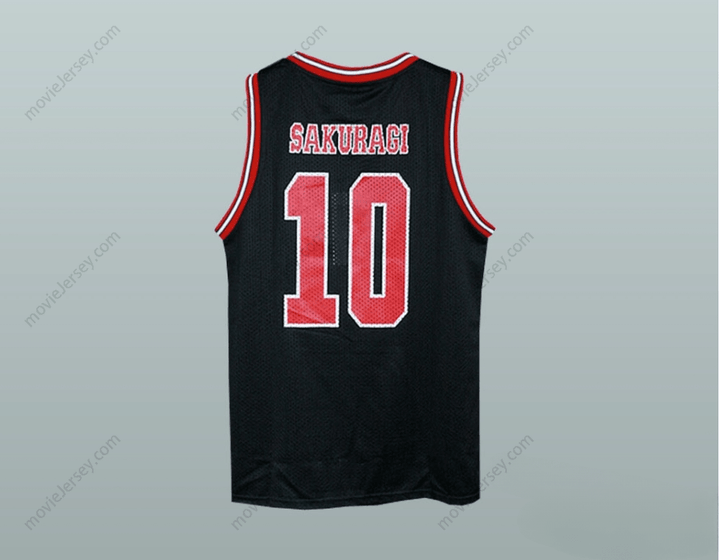 CUSTOM ANY Name Number SLAM DUNK SHOHOKU 10 SAKURAGI HANAMICHI BASKETBALL JERSEY MANGA Top Stitched S-6XL